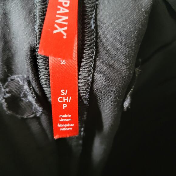 Spanx The Perfect Pant Wide Leg Cropped Pull On Black With Pockets Size Small - Picture 5 of 8